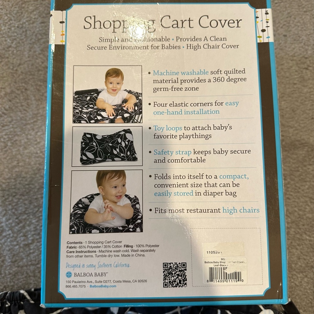 Balboa Baby Shopping Cart Cover - Picture 2 of 4